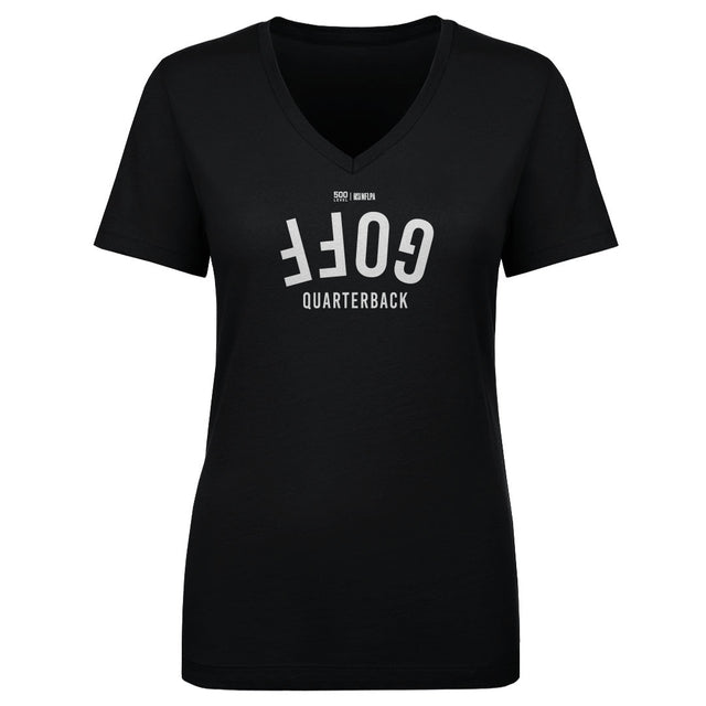 Jared Goff Women's V-Neck T-Shirt | 500 LEVEL