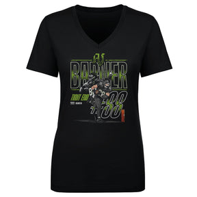 AJ Barner Women's V-Neck T-Shirt | 500 LEVEL