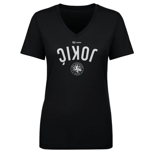 Nikola Jokic Women's V-Neck T-Shirt | 500 LEVEL