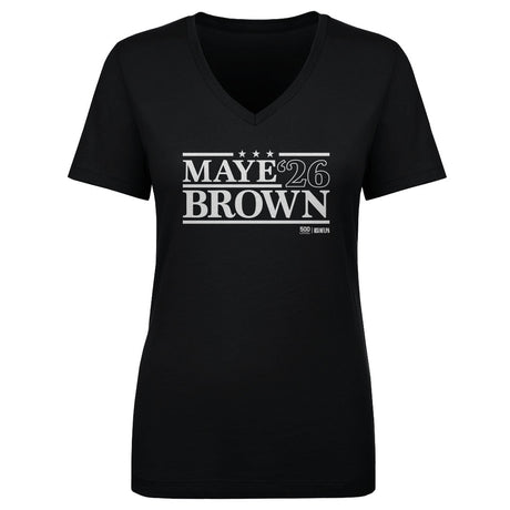 Drake Maye Women's V-Neck T-Shirt | 500 LEVEL