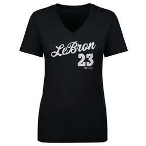 LeBron James Women's V-Neck T-Shirt | 500 LEVEL
