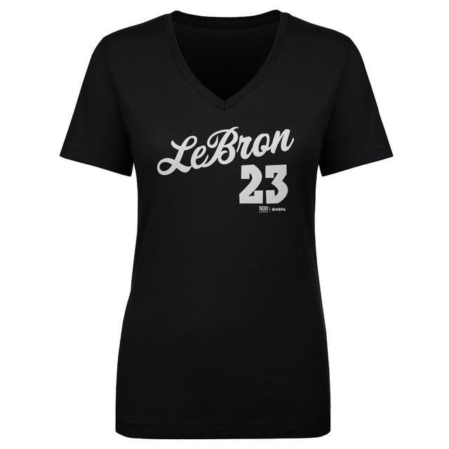 LeBron James Women's V-Neck T-Shirt | 500 LEVEL