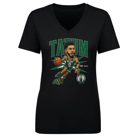 Jayson Tatum Women's V-Neck T-Shirt | 500 LEVEL