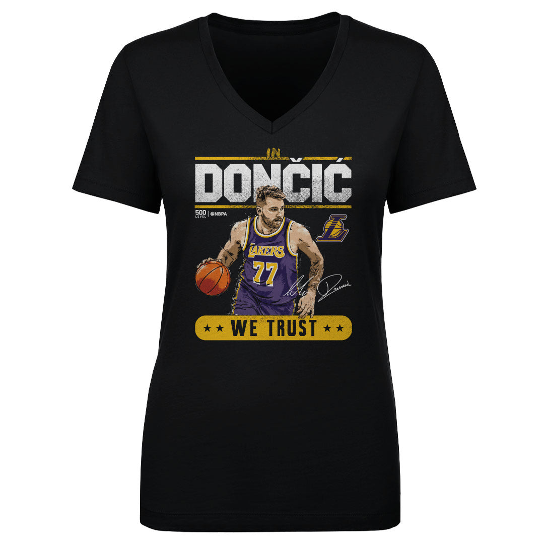 Luka Doncic Women's V-Neck T-Shirt | 500 LEVEL