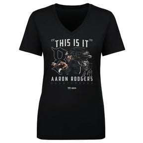 Aaron Rodgers Women's V-Neck T-Shirt | 500 LEVEL