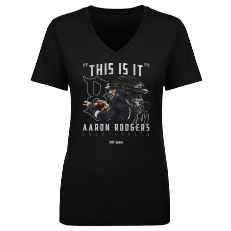 Aaron Rodgers Women's V-Neck T-Shirt | 500 LEVEL