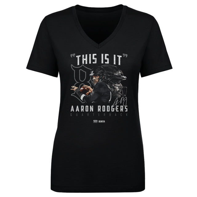 Aaron Rodgers Women's V-Neck T-Shirt | 500 LEVEL