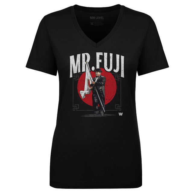 Mr. Fuji Women's V-Neck T-Shirt | 500 LEVEL