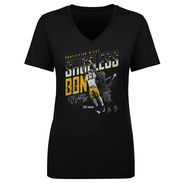 Dontayvion Wicks Women's V-Neck T-Shirt | 500 LEVEL