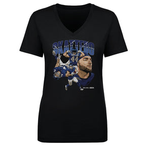 Cam Skattebo Women's V-Neck T-Shirt | 500 LEVEL