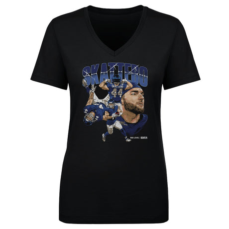 Cam Skattebo Women's V-Neck T-Shirt | 500 LEVEL