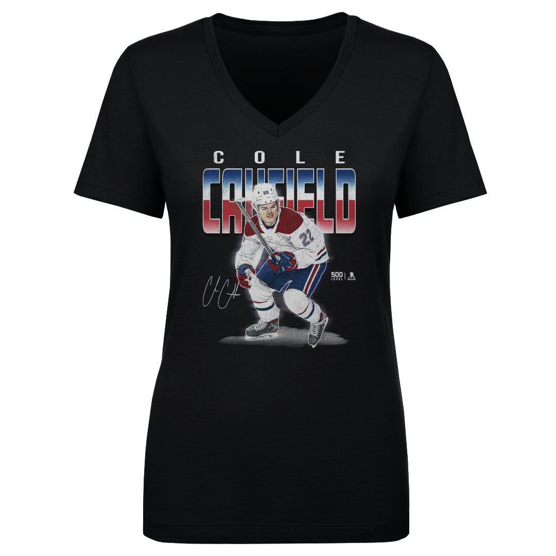 Cole Caufield Women's V-Neck T-Shirt | 500 LEVEL