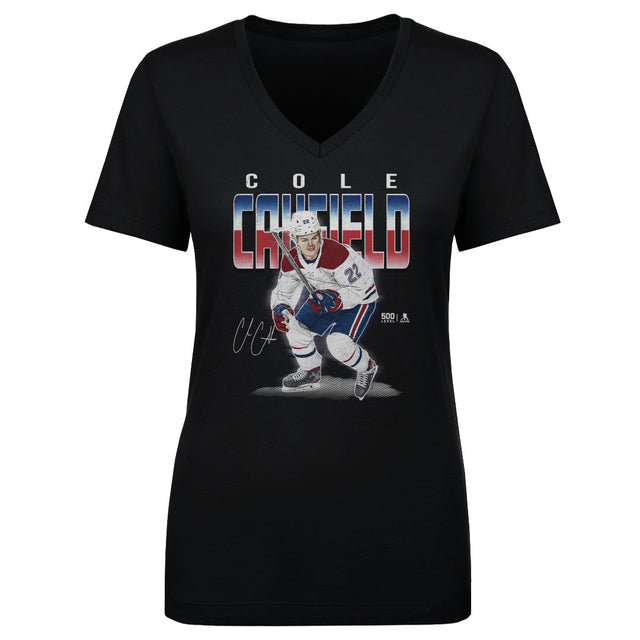 Cole Caufield Women's V-Neck T-Shirt | 500 LEVEL