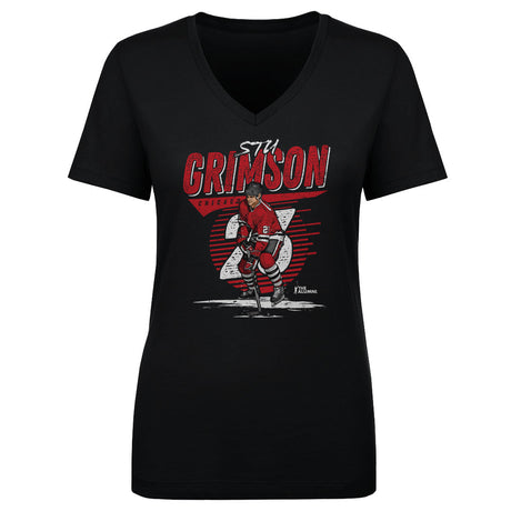 Stu Grimson Women's V-Neck T-Shirt | 500 LEVEL