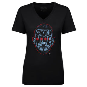CM Punk Women's V-Neck T-Shirt | 500 LEVEL