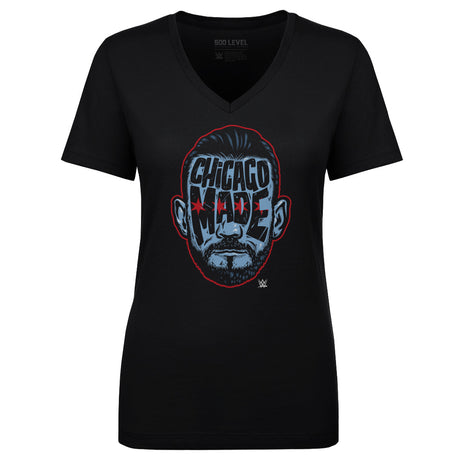 CM Punk Women's V-Neck T-Shirt | 500 LEVEL
