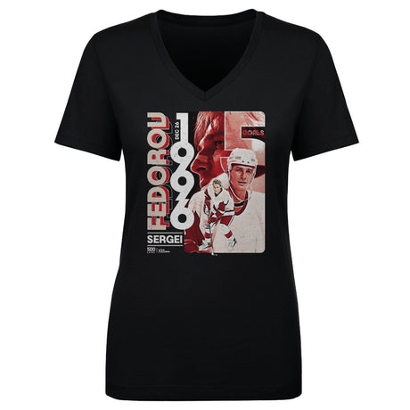 Sergei Fedorov Women's V-Neck T-Shirt | 500 LEVEL