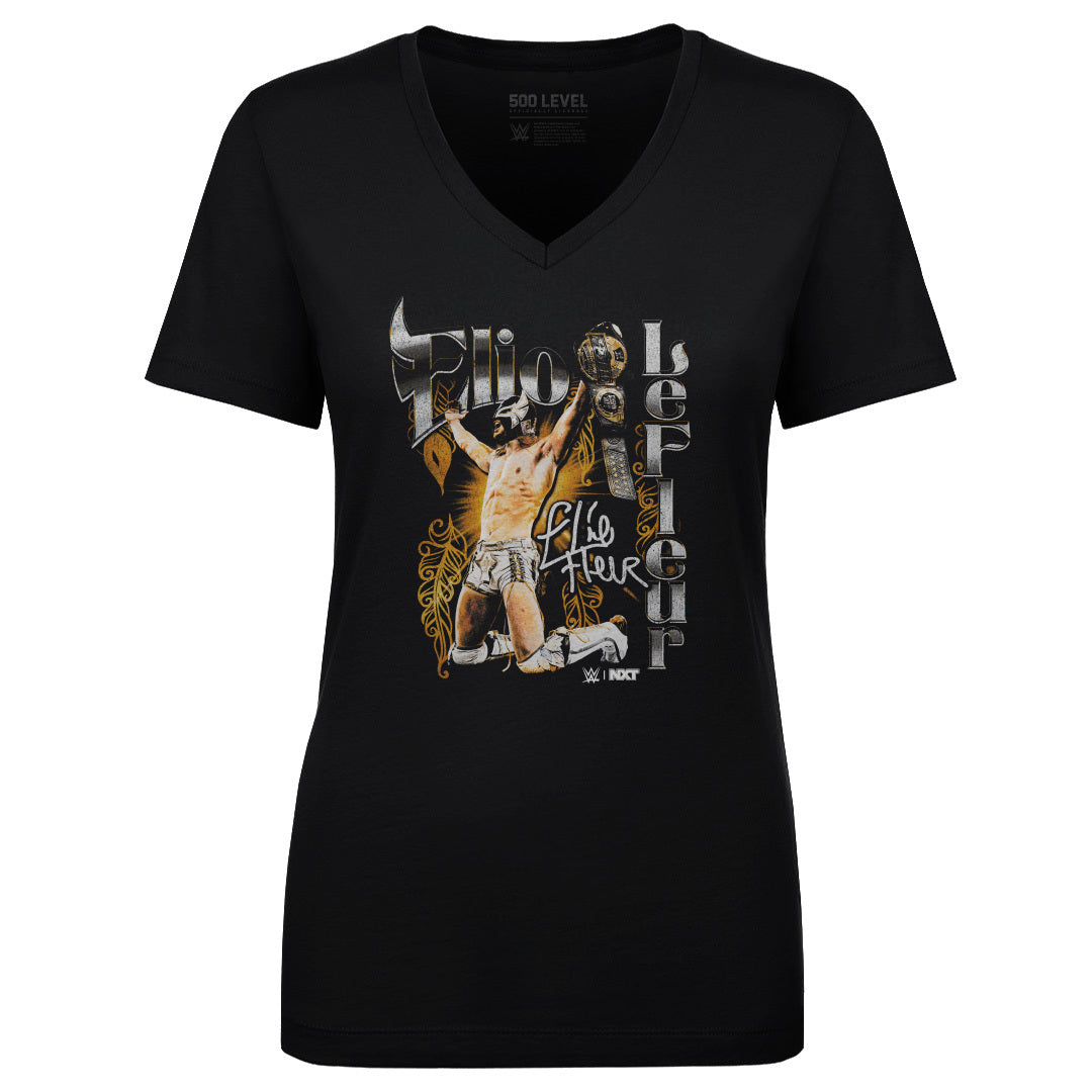 Elio LeFleur Women's V-Neck T-Shirt | 500 LEVEL