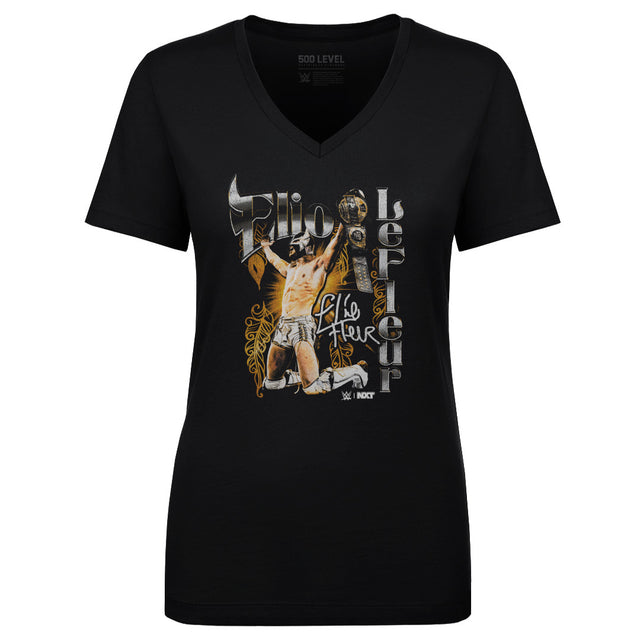 Elio LeFleur Women's V-Neck T-Shirt | 500 LEVEL