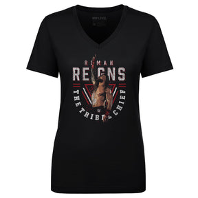Roman Reigns Women's V-Neck T-Shirt | 500 LEVEL