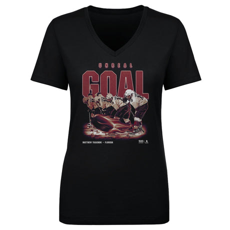 Matthew Tkachuk Women's V-Neck T-Shirt | 500 LEVEL