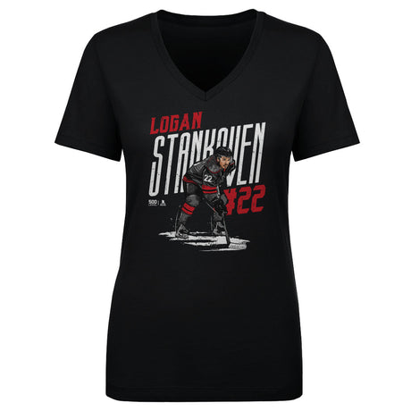 Logan Stankoven Women's V-Neck T-Shirt | 500 LEVEL