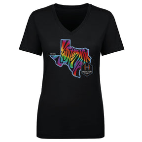 Houston Dash Women's V-Neck T-Shirt | 500 LEVEL