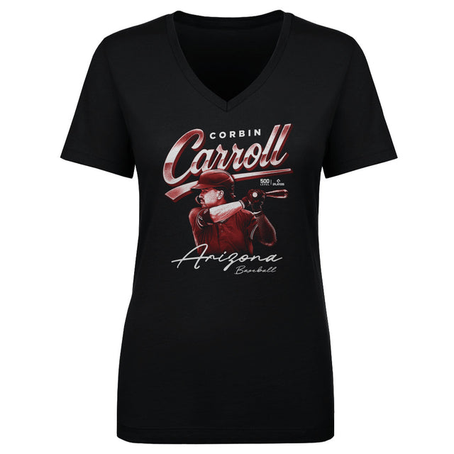 Corbin Carroll Women's V-Neck T-Shirt | 500 LEVEL