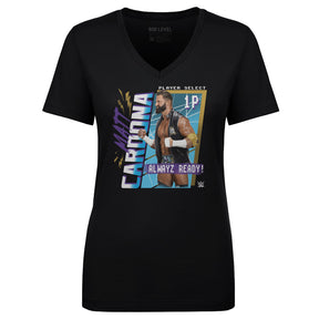 Matt Cardona Women's V-Neck T-Shirt | 500 LEVEL