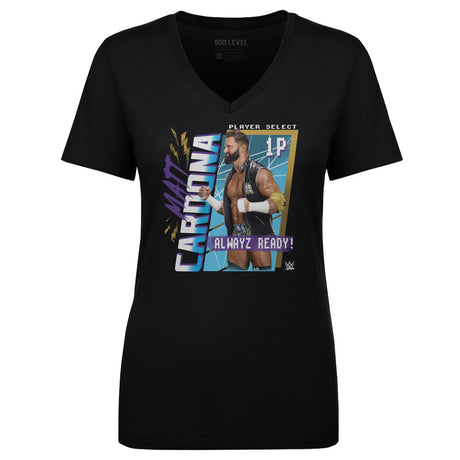 Matt Cardona Women's V-Neck T-Shirt | 500 LEVEL