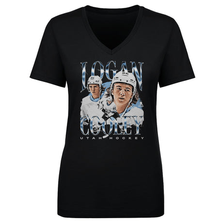 Logan Cooley Women's V-Neck T-Shirt | 500 LEVEL