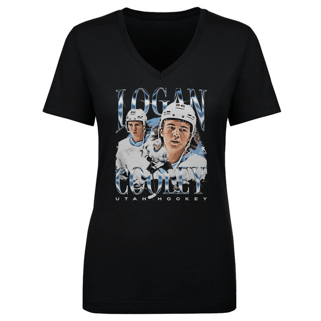 Logan Cooley Women's V-Neck T-Shirt | 500 LEVEL