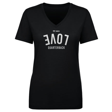 Jordan Love Women's V-Neck T-Shirt | 500 LEVEL