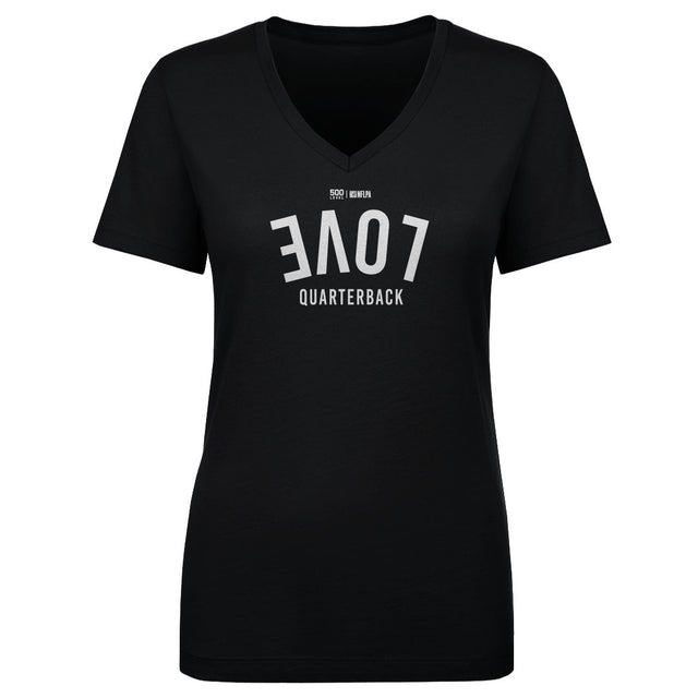 Jordan Love Women's V-Neck T-Shirt | 500 LEVEL