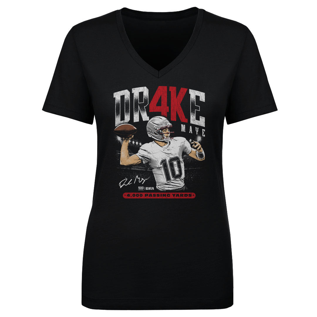 Drake Maye Women's V-Neck T-Shirt | 500 LEVEL