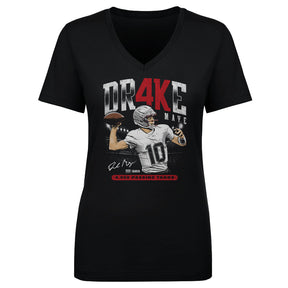 Drake Maye Women's V-Neck T-Shirt | 500 LEVEL