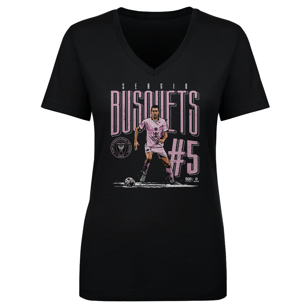 Sergio Busquets Women's V-Neck T-Shirt | 500 LEVEL