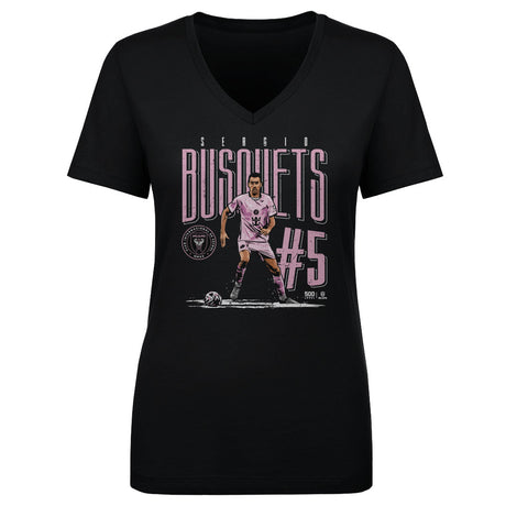 Sergio Busquets Women's V-Neck T-Shirt | 500 LEVEL