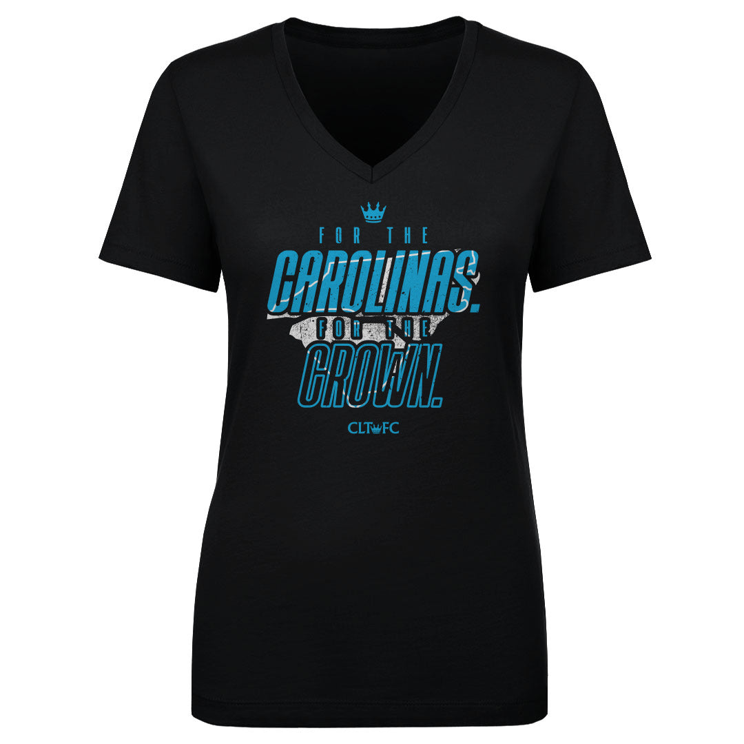 Charlotte FC Women's V-Neck T-Shirt | 500 LEVEL