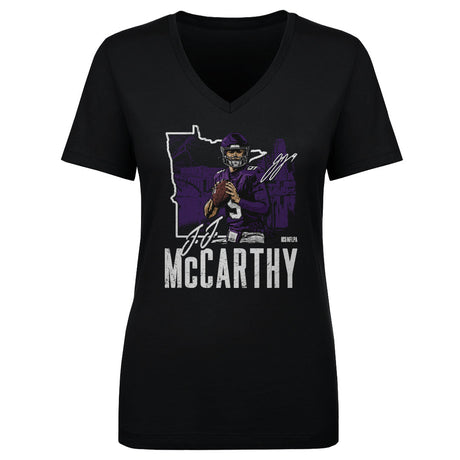 J.J. McCarthy Women's V-Neck T-Shirt | 500 LEVEL