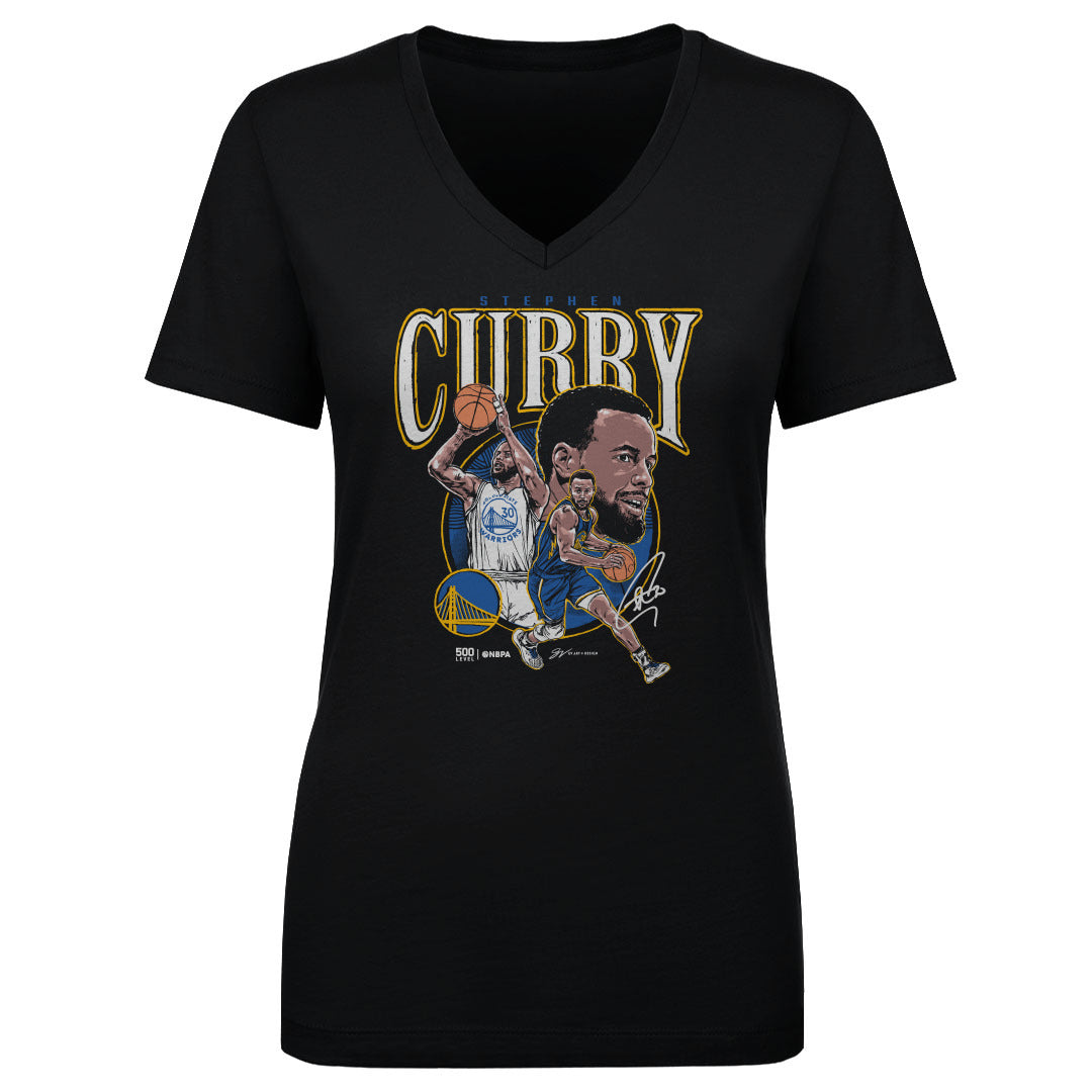 Steph Curry Women's V-Neck T-Shirt | 500 LEVEL