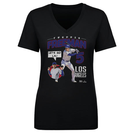 Freddie Freeman Women's V-Neck T-Shirt | 500 LEVEL