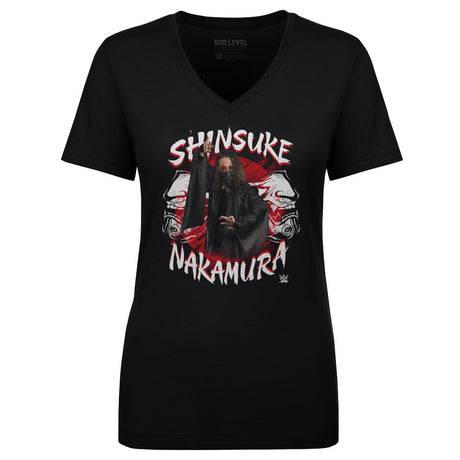 Shinsuke Nakamura Women's V-Neck T-Shirt | 500 LEVEL