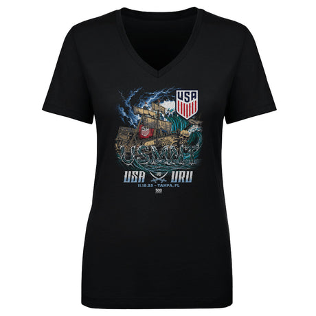 USMNT Women's V-Neck T-Shirt | 500 LEVEL