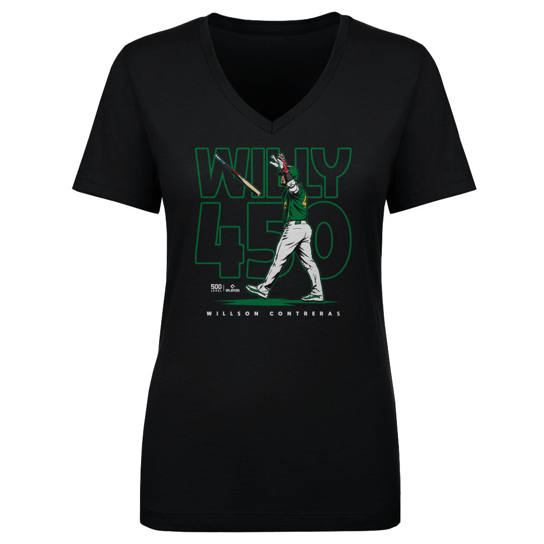 Willson Contreras Women's V-Neck T-Shirt | 500 LEVEL