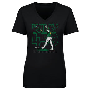 Willson Contreras Women's V-Neck T-Shirt | 500 LEVEL