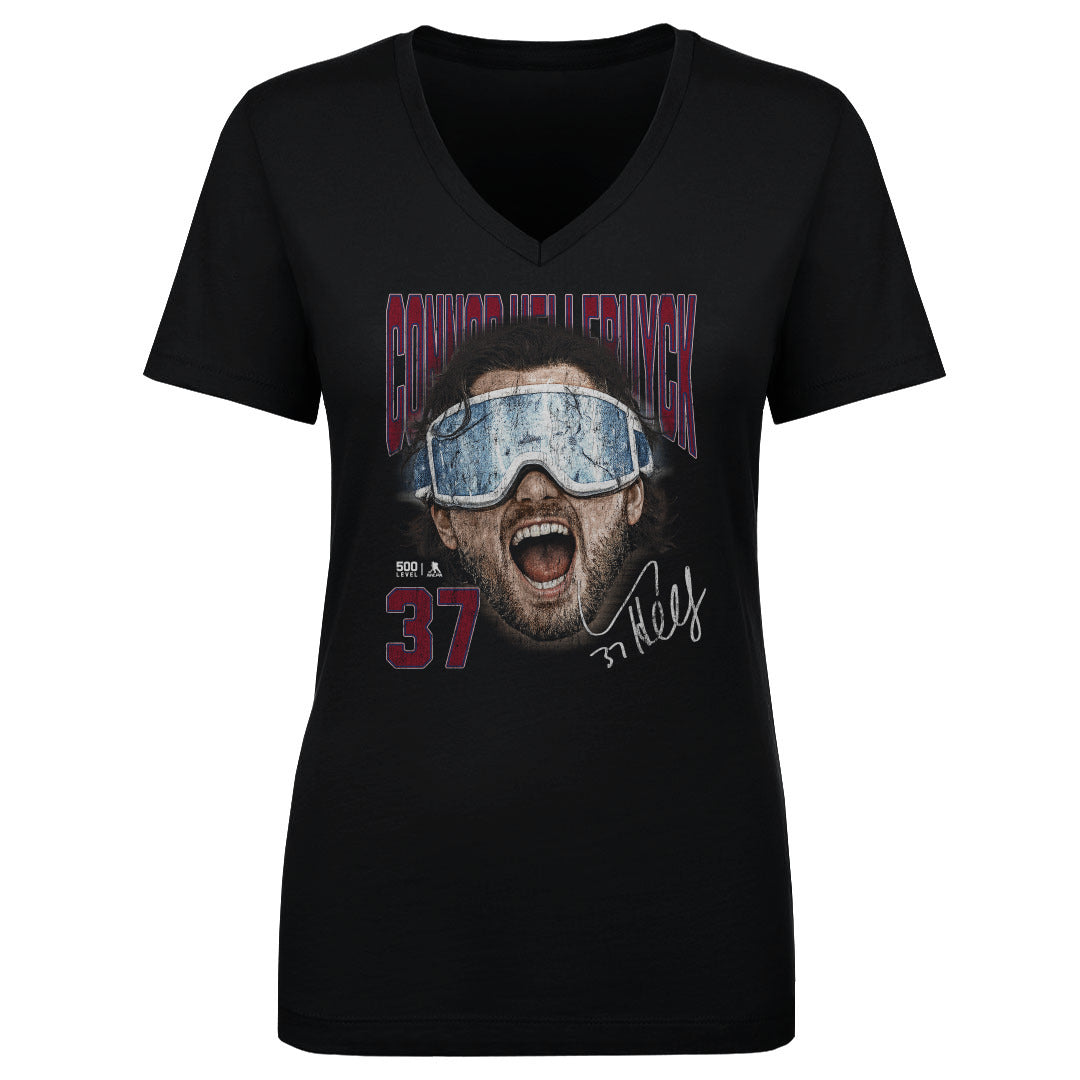 Connor Hellebuyck Women's V-Neck T-Shirt | 500 LEVEL