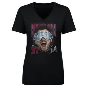 Connor Hellebuyck Women's V-Neck T-Shirt | 500 LEVEL