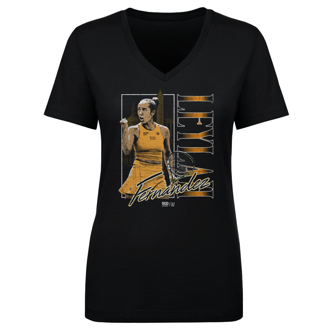 Leylah Fernandez Women's V-Neck T-Shirt | 500 LEVEL