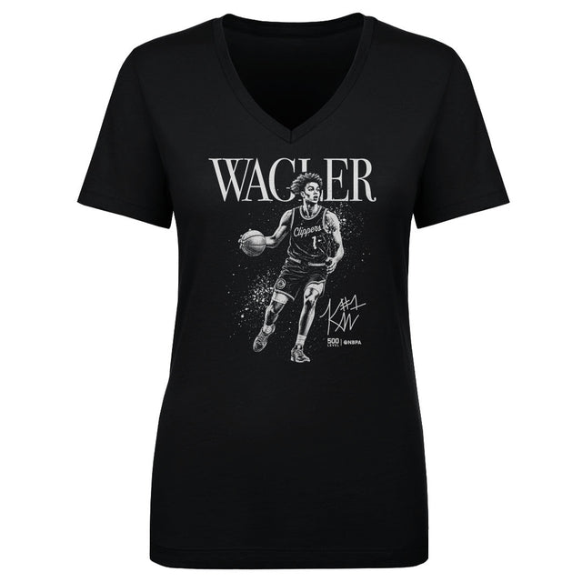 Keaton Wagler Women's V-Neck T-Shirt | 500 LEVEL